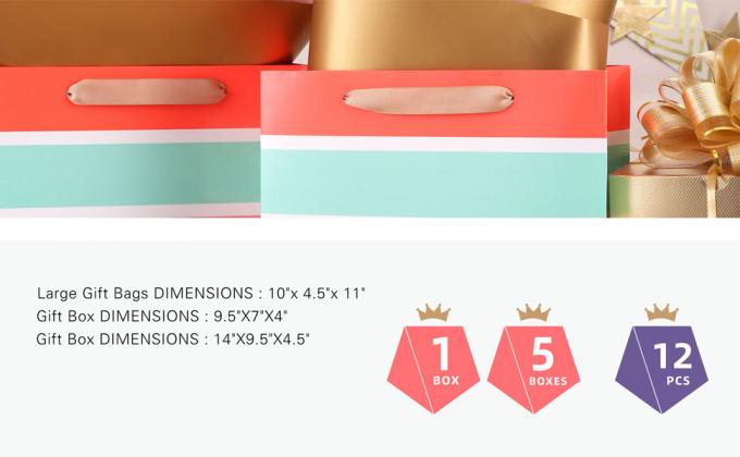 Scatola attuale di giorno di biglietti di S. Valentino, scatola di proposta delle damigelle d'onore, riempitore attuale della carta del nastro della carta della borsa, contenitori di regalo 7