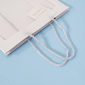 Il quadrato dei sacchi di carta di Kraft insacca, sacco di carta spesso con la finestra per nozze, il partito, il compleanno, l'acquisto, fiore insacca 2