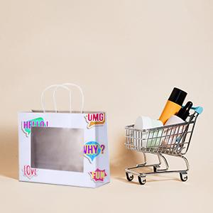 Borsa al minuto con la maniglia della corda, metallizzante, borse di affari, borse del mestiere, borse del partito, borse riciclabili 12