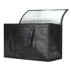 Non le borse del dispositivo di raffreddamento del tessuto, hanno isolato la borsa calda & fredda della borsa, dell'alimento della consegna, l'acquisto di drogheria, la consegna dell'alimento 2