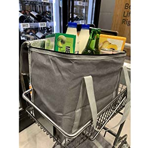 Il panno di Oxford ha isolato i sacchetti della spesa di drogheria riutilizzabili, la dimensione di XL, la grande borsa del dispositivo di raffreddamento di picnic, il freddo superiore Zippered 9