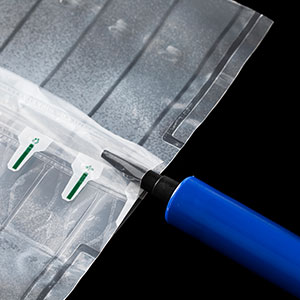 Le borse gonfiate del protettore della bottiglia di vino, collega il trasporto con un manicotto di vetro di viaggio, colonna riempita aria, l'attenuazione a perfetta tenuta 10