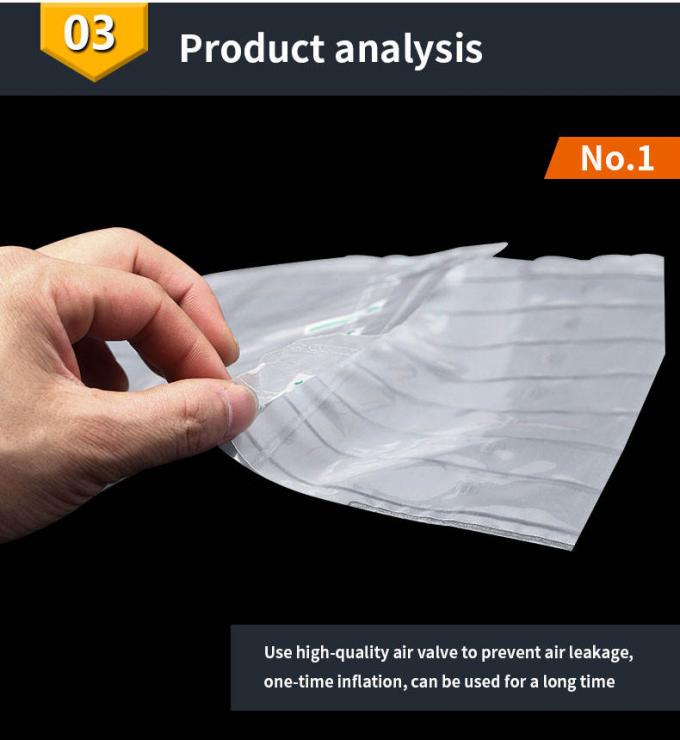 Borsa protettiva del bollettino del computer portatile gonfiabile, imballaggio di trasporto, borsa del cuscino d'aria, imballaggio della borsa della colonna dell'aria 3