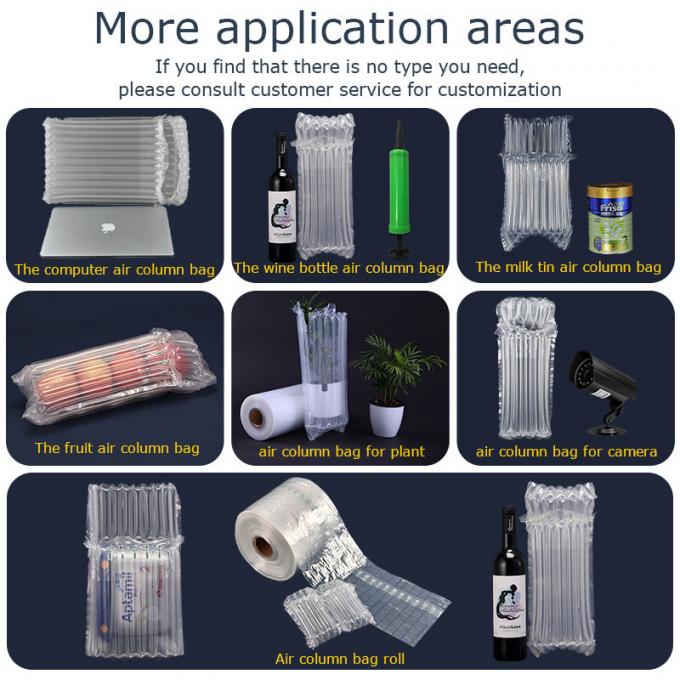 Borsa protettiva del bollettino del computer portatile gonfiabile, imballaggio di trasporto, borsa del cuscino d'aria, imballaggio della borsa della colonna dell'aria 8