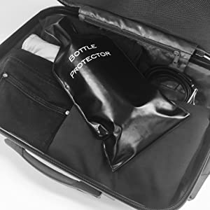 Il protettore riutilizzabile della bottiglia di vino, il cuscino della bolla di aria, cassa della manica di viaggio, impatto a perfetta tenuta della sicurezza resiste a 2