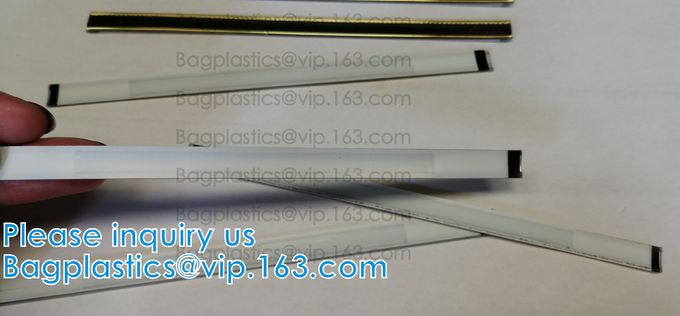 Foglio di alluminio Tin Tie Twist Tie Peel e caffè di sigillatura Tin Tie Plastic Tin Ties della borsa del bastone con 0 adesivo