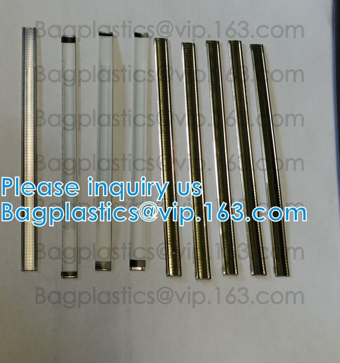 Foglio di alluminio Tin Tie Twist Tie Peel e caffè di sigillatura Tin Tie Plastic Tin Ties della borsa del bastone con 1 adesivo