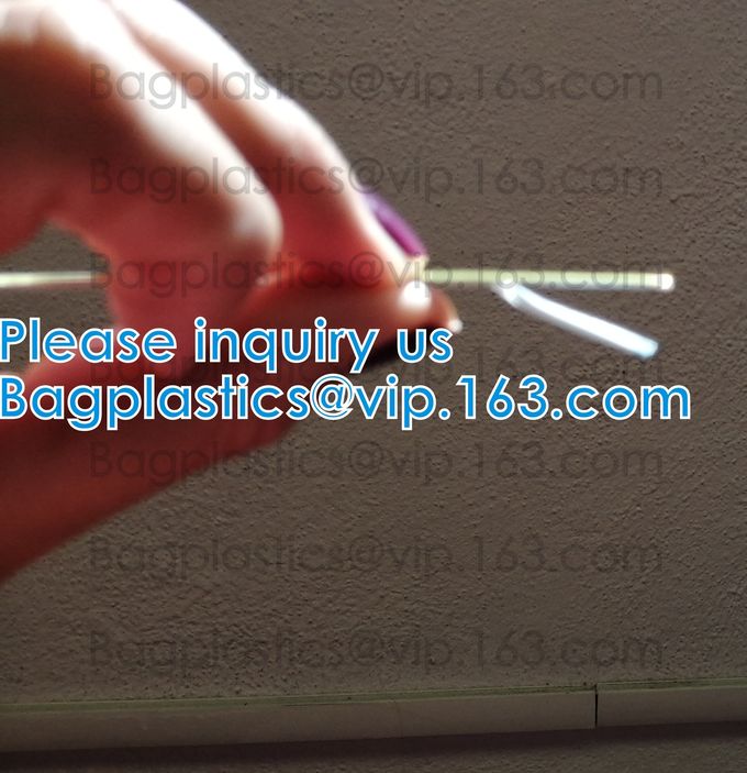 Foglio di alluminio Tin Tie Twist Tie Peel e caffè di sigillatura Tin Tie Plastic Tin Ties della borsa del bastone con 3 adesivi