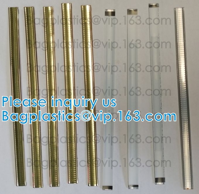 Foglio di alluminio Tin Tie Twist Tie Peel e caffè di sigillatura Tin Tie Plastic Tin Ties della borsa del bastone con 5 adesivi