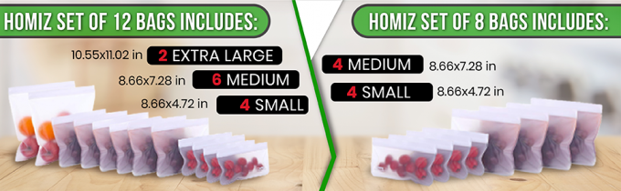 PEVA, silicone, borse risigillabili dell'alimento del congelatore di stoccaggio riutilizzabile, contenitore ermetico del pranzo della chiusura lampo della prova della perdita 5