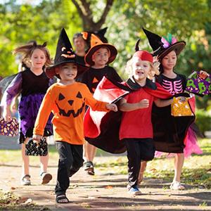 Borse del prato inglese della zucca, foglia festiva, decorazioni di Halloween, trucco o trattare, rifornimenti del partito, borse giganti della golosità 16