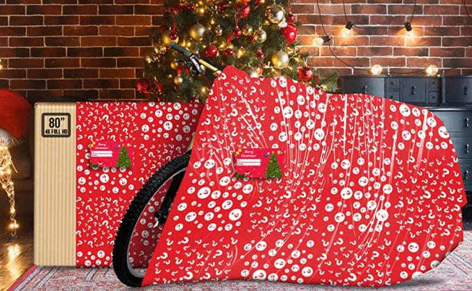 Borsa gigante della bici del regalo enorme, grande di supplemento surdimensionato e enorme resistente, sacchi attuali di spostamento di regalo di natale 2