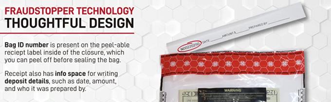 L'imballaggio esente da dazio di ICAO, le borse di STEBs, il deposito su ordinazione dell'aeroporto, borse di sicurezza del dettagliante, manomette la prova evidente 2